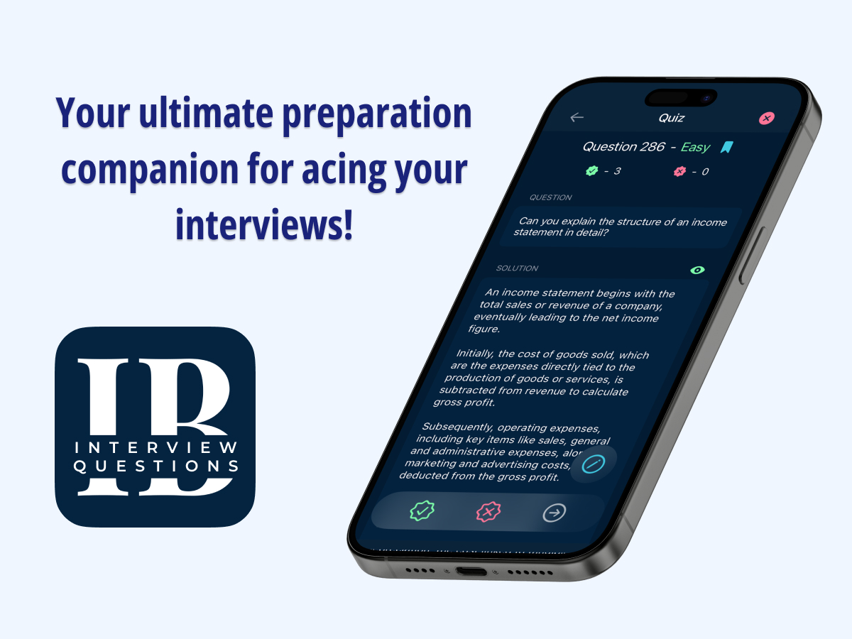 IB IQ Interview Prep App Screenshot