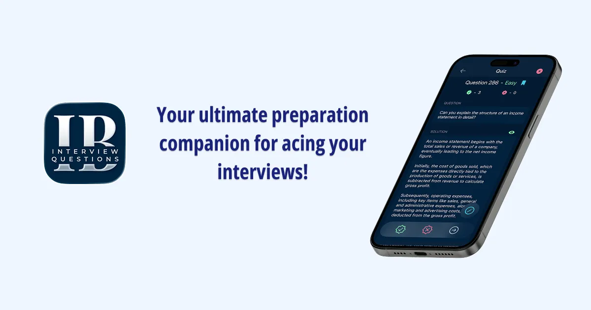IB IQ Interview Prep App