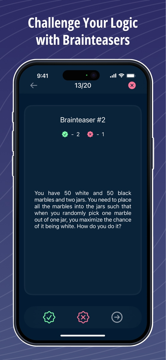 Brainteasers and Mental Math Practice