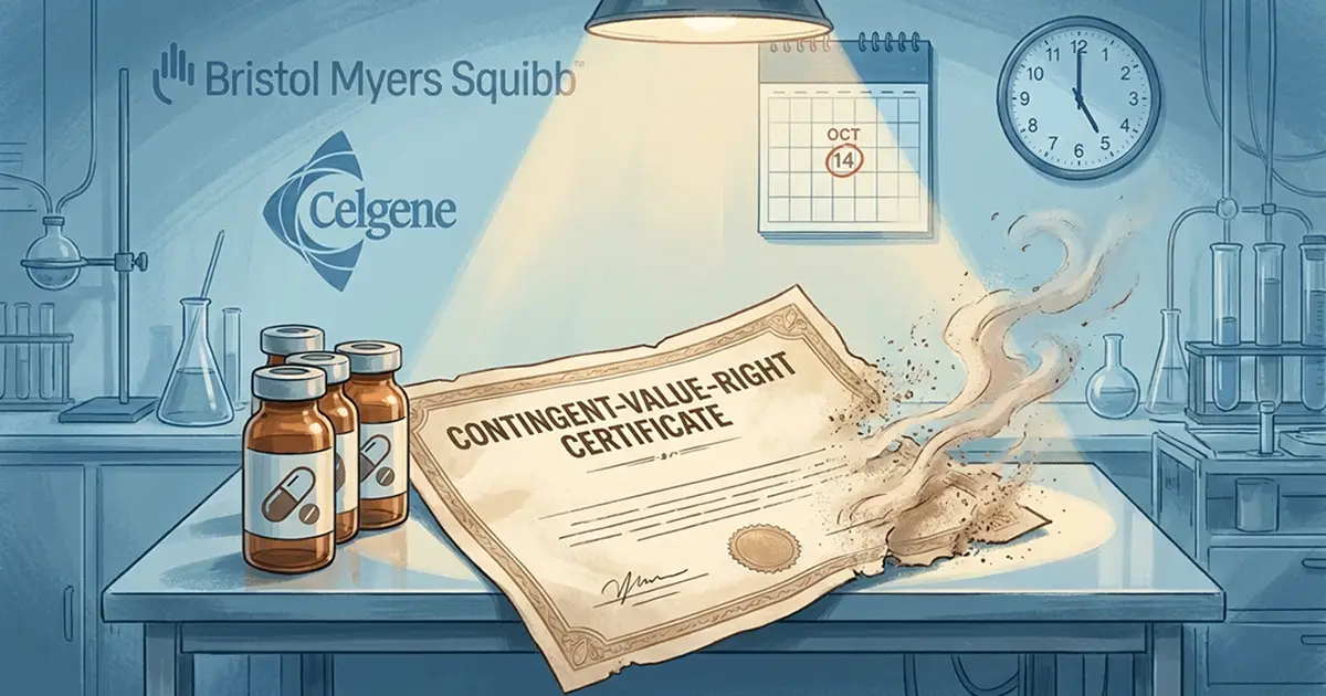 Bristol-Myers Squibb's $74B Celgene Deal and the Dead CVR