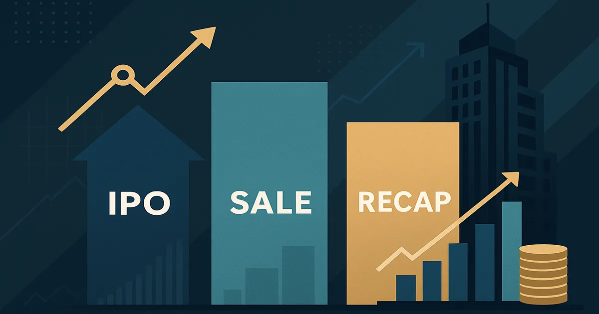 PE Exit Strategies: IPO vs Sale vs Recap