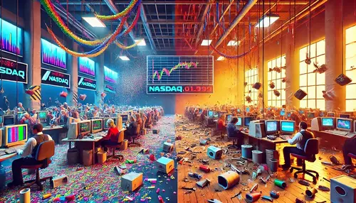 The Dot-Com Boom and Bust: How the NASDAQ Composite Soared and Crashed