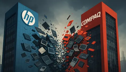 When HP Acquired Compaq for $25B: A Battle of Strategy and Culture