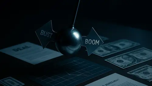 When M&A Follows the Cycle: How Dealmaking Mirrors Economic Booms and Busts